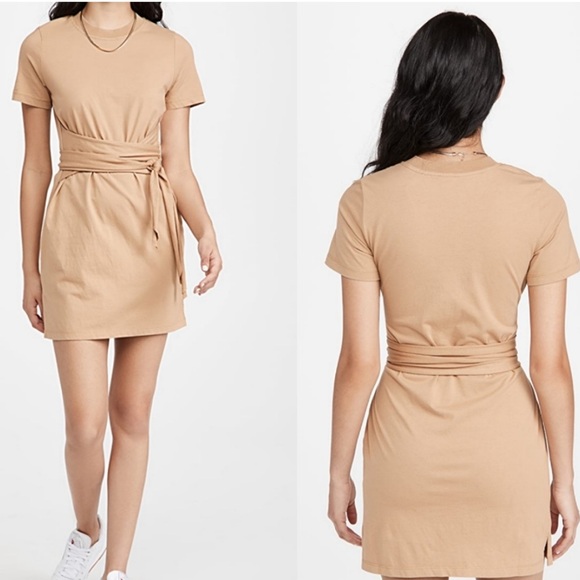 •ALICE + OLIVIA• Evie Dress In Tan S. - Picture 1 of 3